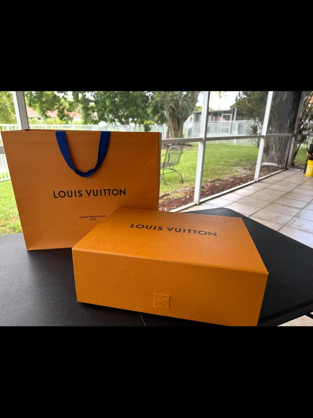 Louis Vuitton Black OnTheGo East West bag